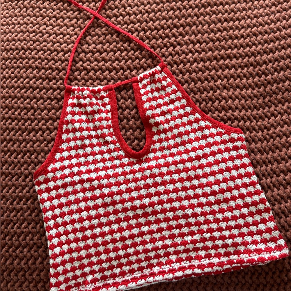 Zara crochet halter top